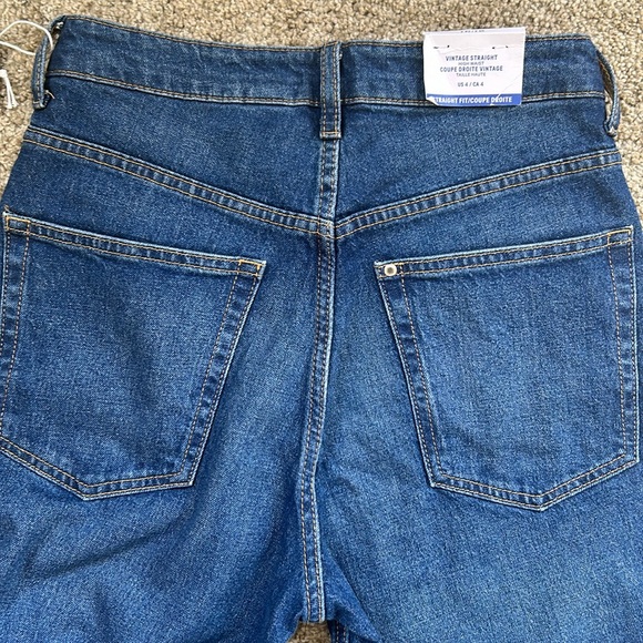 NWT H&M | Vintage Straight High Waist Jeans - Picture 10 of 10